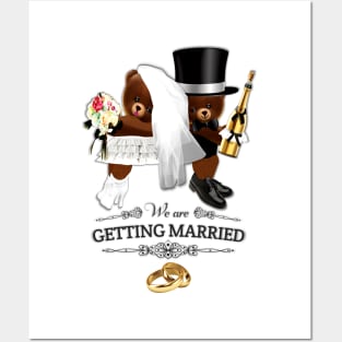 Getting Married Announcement Posters and Art